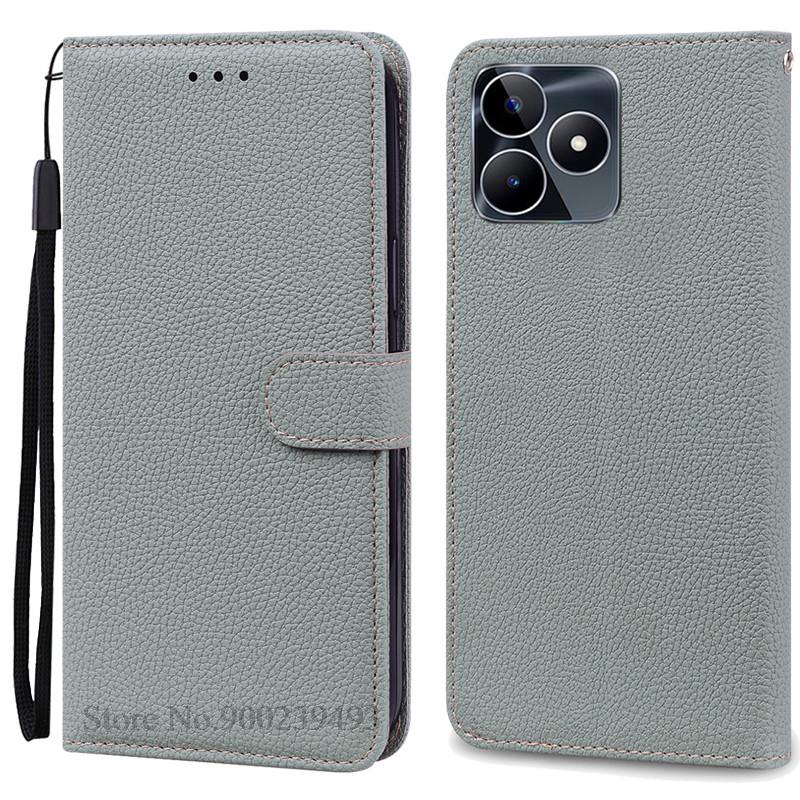 Pouzdro peněženka/flipový kryt z umělé kůže pro Realme C53, pouzdro z umělé kůže pro OPPO Realme C53 C 53, pouzdro na telefon Realme C53, pouzdro a kryt