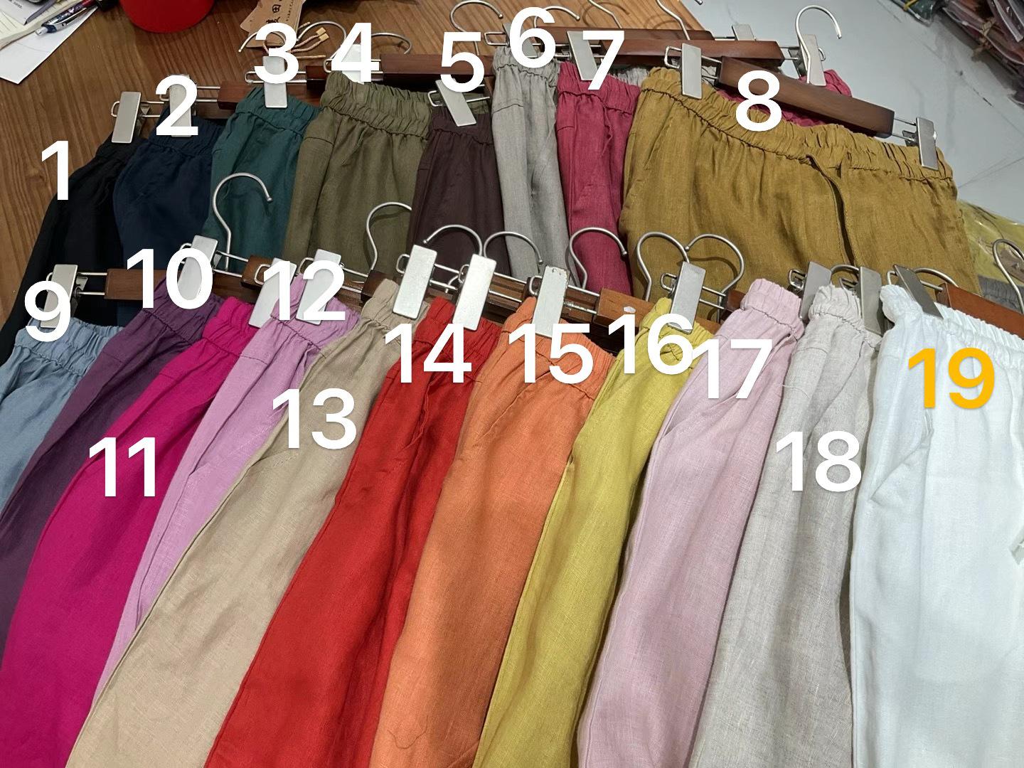 

Affordable Slimming Linen Pants for Running - Available in Various Colors, Casual and Stylish for Spring 2026. Model 7