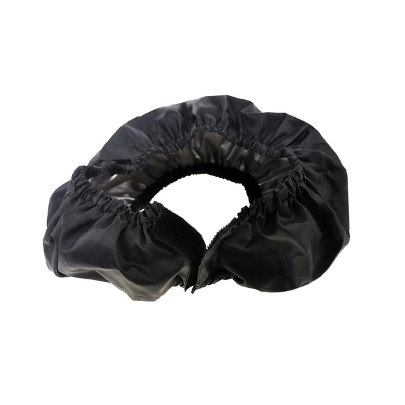 Set of 4pcs Strollers Wheel Protectors Sleeve for Baby Pushchairs, Nonslip Wheel Protetive Cover Dustproof Black Case