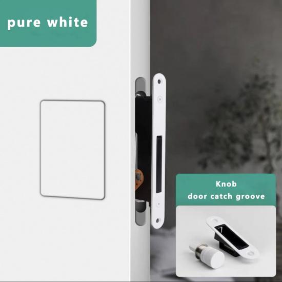 Invisible Door Lock Door Handle Double-sided Handleless Indoor Wooden Door Special Door Handle Magnetic Silent Secret Door