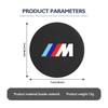 2PCS Suede Car Coaster Water Cup Slot Non-Slip Pad For BMW Performance X1 X3 X5 E39 E46 E90 F20 E60 F30 M3 M5