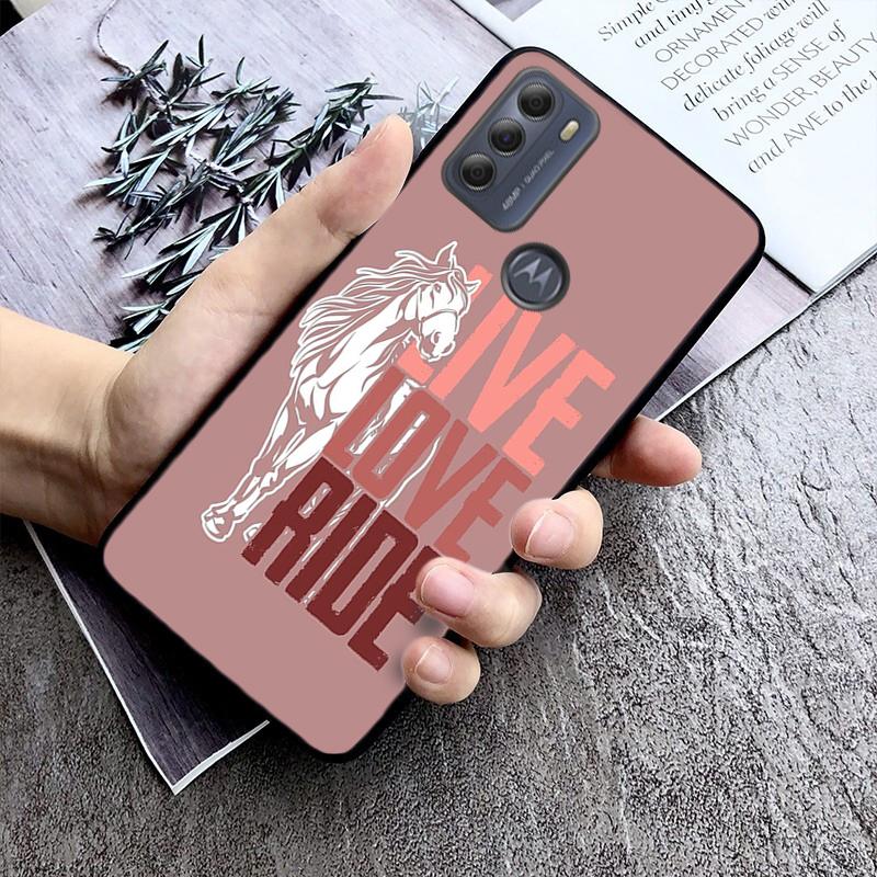 Love Horse Phone Case ForMoto Edge 50 40 Pro 50 40 30 Ultra Neo Fusion Moto G84 G54 G10 G20 G30 G62 G53 G72 G60
