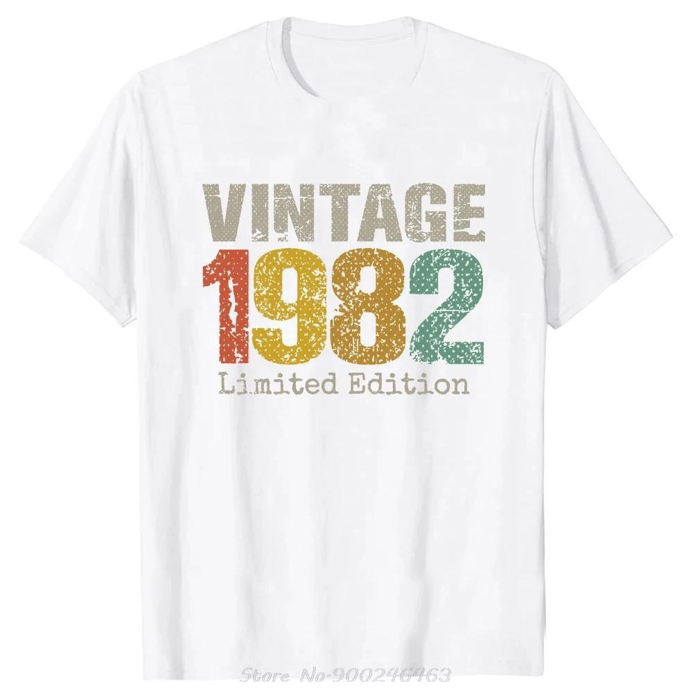 Funny Made In 1982 Limited Edition 42 Years Of Being Awesome T-shirt Summer  Tshirt Birthday Womes T Shirt