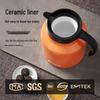 TOMIC 1L Smart Temperature Display Ceramic Lined Braising Teapot