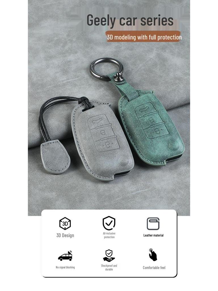 Folding Key Case for Geely Vision X3/X1, King Kong, Panda S1 - Protective Shell