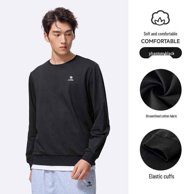 Camel Unisex Long Sleeve Round Neck Sweatshirt