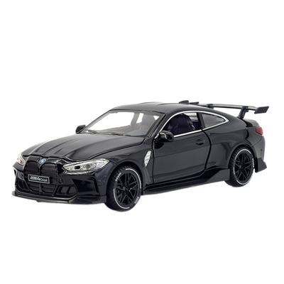 1/32 Ölçekli BMW M4 IM Coupe Yarış Arabası Alaşım Döküm Model Geri Çekmeli Çocuk Araç Oyuncakları Erkek Çocuklar İçin Doğum Günü Hediyesi Sergileme