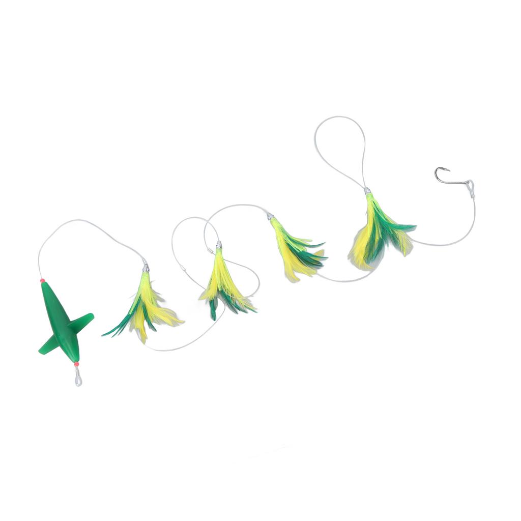 Feather Trolling Lures Excellent Camouflage Durable Trolling Feather Fishing Lures for Offshore Saltwater