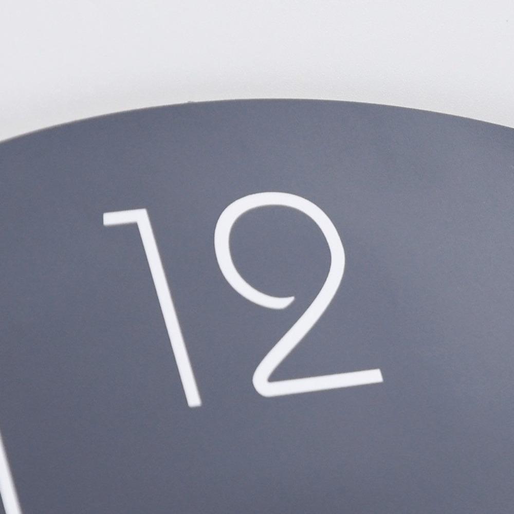 Minimalist Style Silent Clock Non Ticking Digital Clock Decorative Scale Clock  Office Use