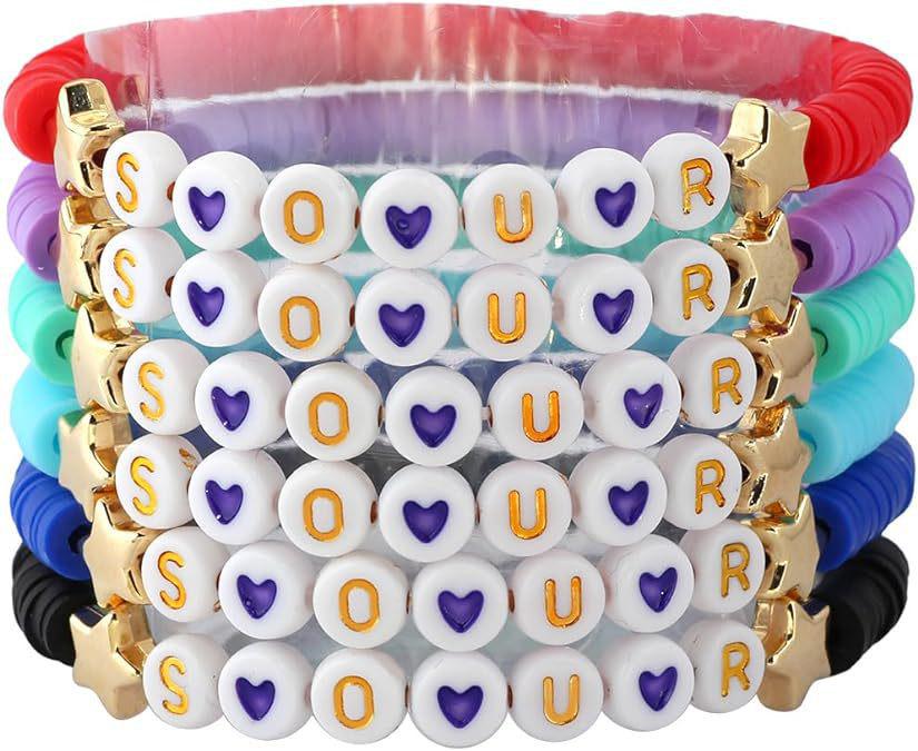 Olivia Rodrigo Lila Ton Fächerarmband-Set