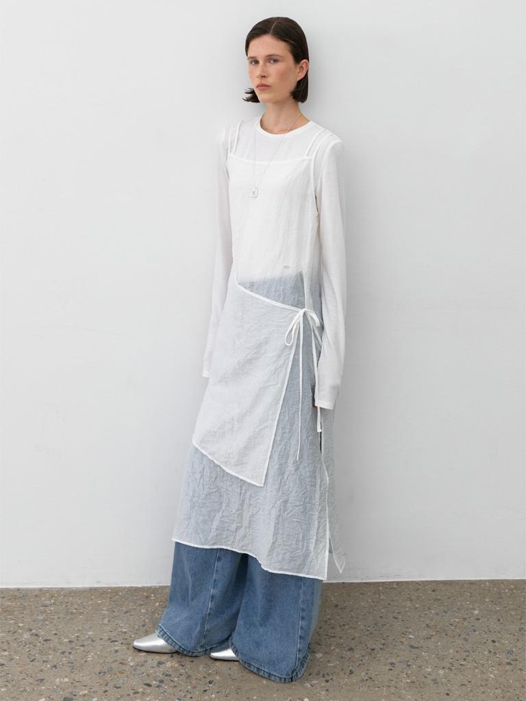 Atelier Nine Linda String Sheer Layered Dress(Op-6305)