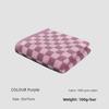 Checkered Bath Towel Cotton Face Towel Adult Absorbent Towels Gift Towel Supplies Bathing Tools