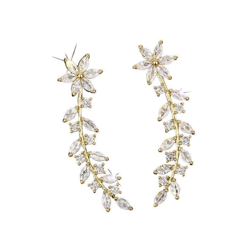 Flower Petal Ear Hook Earrings - Inspired by Song Hye Kyo