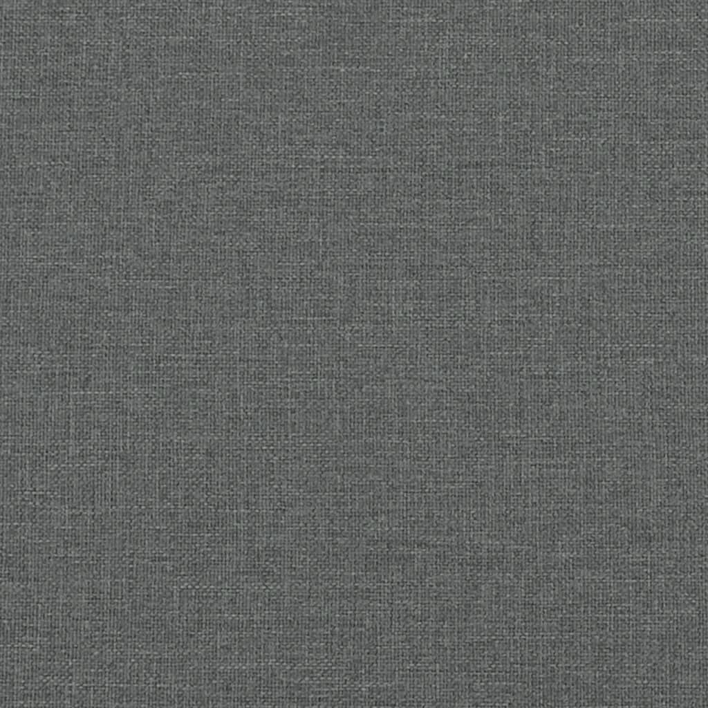 Daybed Dark Grey 90x190 Cm Fabric