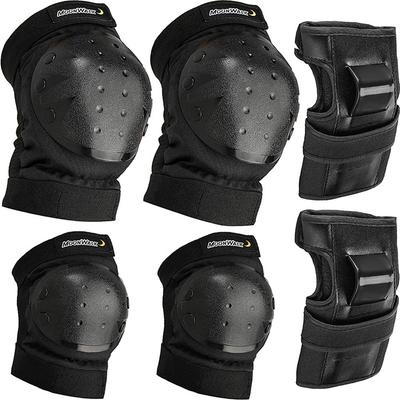 Domestic Impact Protector for Children and MoonWalk [Passed Test] Kids, Adults, Wrist/elbow/knee, 6-piece Set, Bicycle, Skateboard, Bike, (M, Adult)