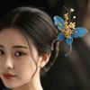 Beautiful Hanfu Butterfly Hair Fork Beads Exquisite Fairy Side Clips  Women