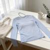 Casual Spring Womens Cotton Long Sleeve T Shirt With Sun Protection For Office Wear