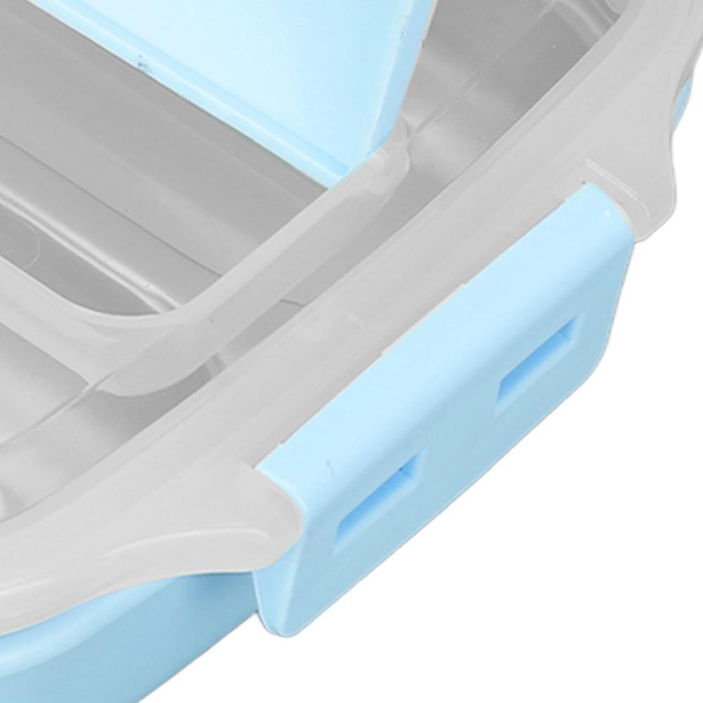 1.2L Insulated Lunch Box 4 Compartment Food Storage Container Cute Bento Lunch Box  For Camping