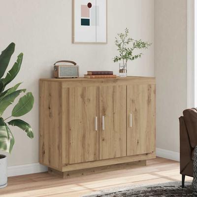 Vidaxl Schrank, Artisan Eiche, 92X35X75 Cm, Holzwerkstoff