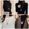 Heart Shape Earring Pendant Silicone Mold Diy Love Series Keychain Epoxy Resin Mold Valentine'S Day Jewelry Making Accessories