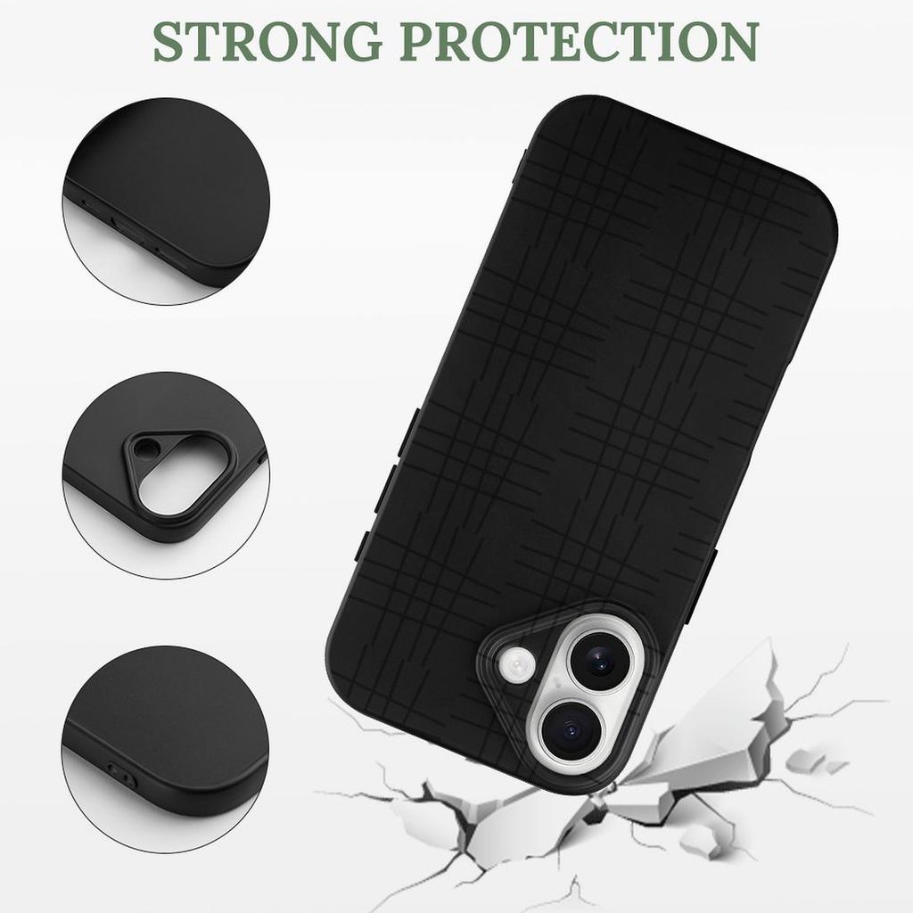 1 Pack For iPhone 17 Series TPU Phone Case Shockproof Grip-Friendly Clear Design, Daily Protection