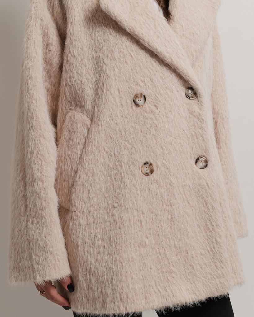 Palton de damă Of White 9501 36 bej