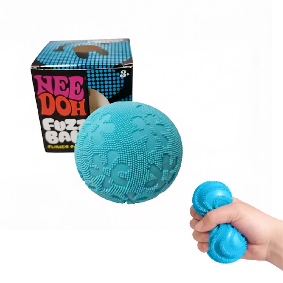 Hot Schylling Nee Doh Fuzz Ball Wonder Waves Textured Fidget Ball Sensory Squeeze Blind Box Toy Stress Relief For Adults Kids