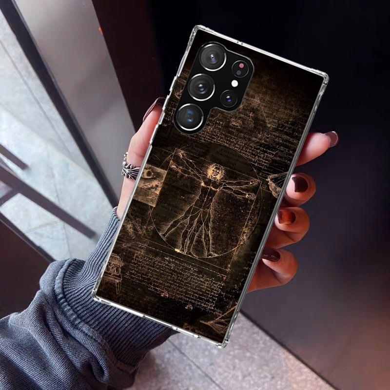 Schwarzes Loch Körper Mensch Passwort Handyhülle Für Samsung Galaxy S23 S24 S25 Edge S26 Ultra S22 + S21 Plus S20 FE Hülle Silikon Pri