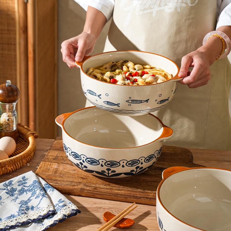 

Shelly Ceramic Serving Bowls