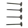 Intake& Exhaust Valve Stems(4 Pcs) Replacement Kit For Kawasaki KLX300 KLX300R BR250,Z250SL Part Numbers 12004-1111, 12005-0031