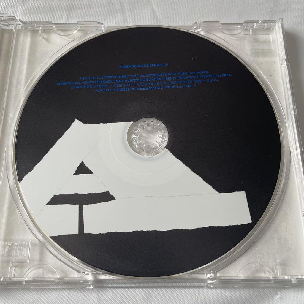 [USED] BIGBANG MADE SERIES A Korean CD Black Trading Card Daesung