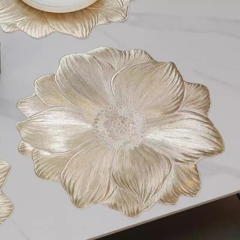 

2024 Декоративная ПВХ подставка на стол в скандинавском стиле - Круглая, Термостойкая для вазы или чашки