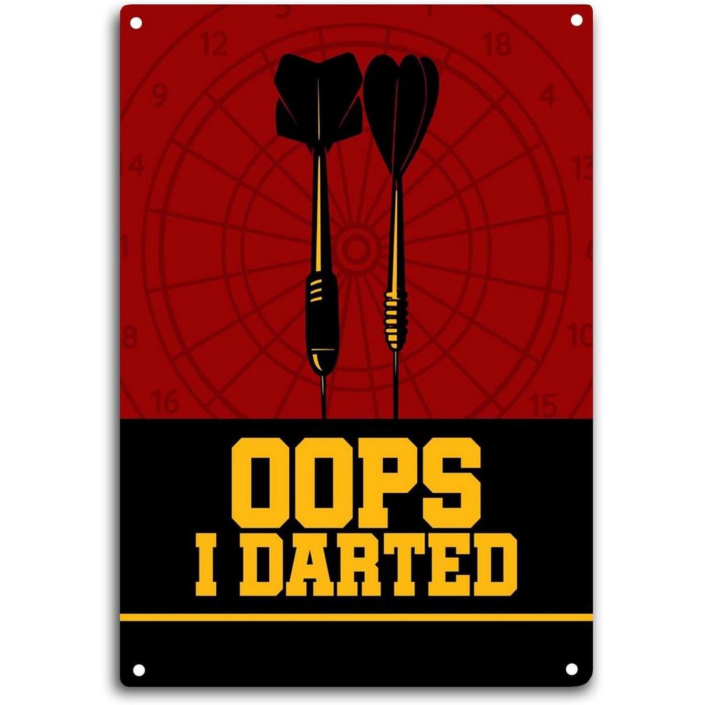 No Beer No Darts Plaque Metal Tin Signs Wall Art Decoration Vintage Posters Iron Painting for Man Cave Home Cafe Garden Club