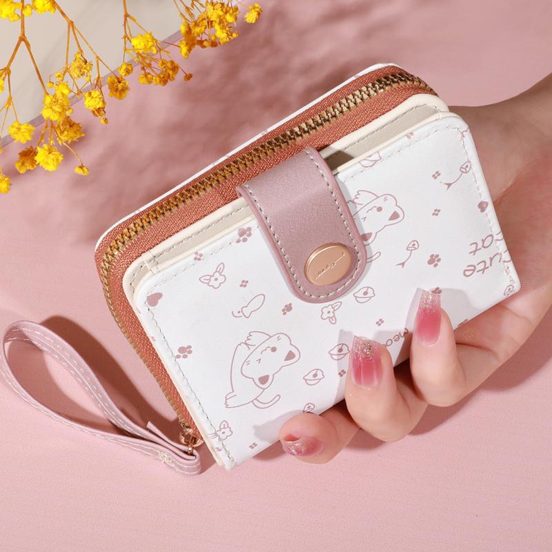 

Миниатюрная сумочка в стиле ретро с цветочным принтом - застежка-молния, легкая и компактная, идеально подходит для ежедневного ношения женской сумкой для карт