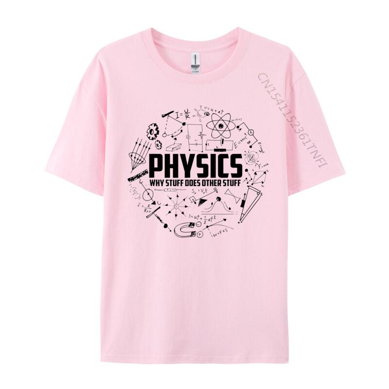 Physics Stuff Tshirts 100 Cotton Fabric Men Tops  Tees Novelty Design Tshirts Unique Tops Shirts Designer