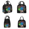 Roll Initiative Dungeon And Dragon Insulated Lunch Bag for Women Kids Portable Food Boxes Thermal Lunch Box Tote