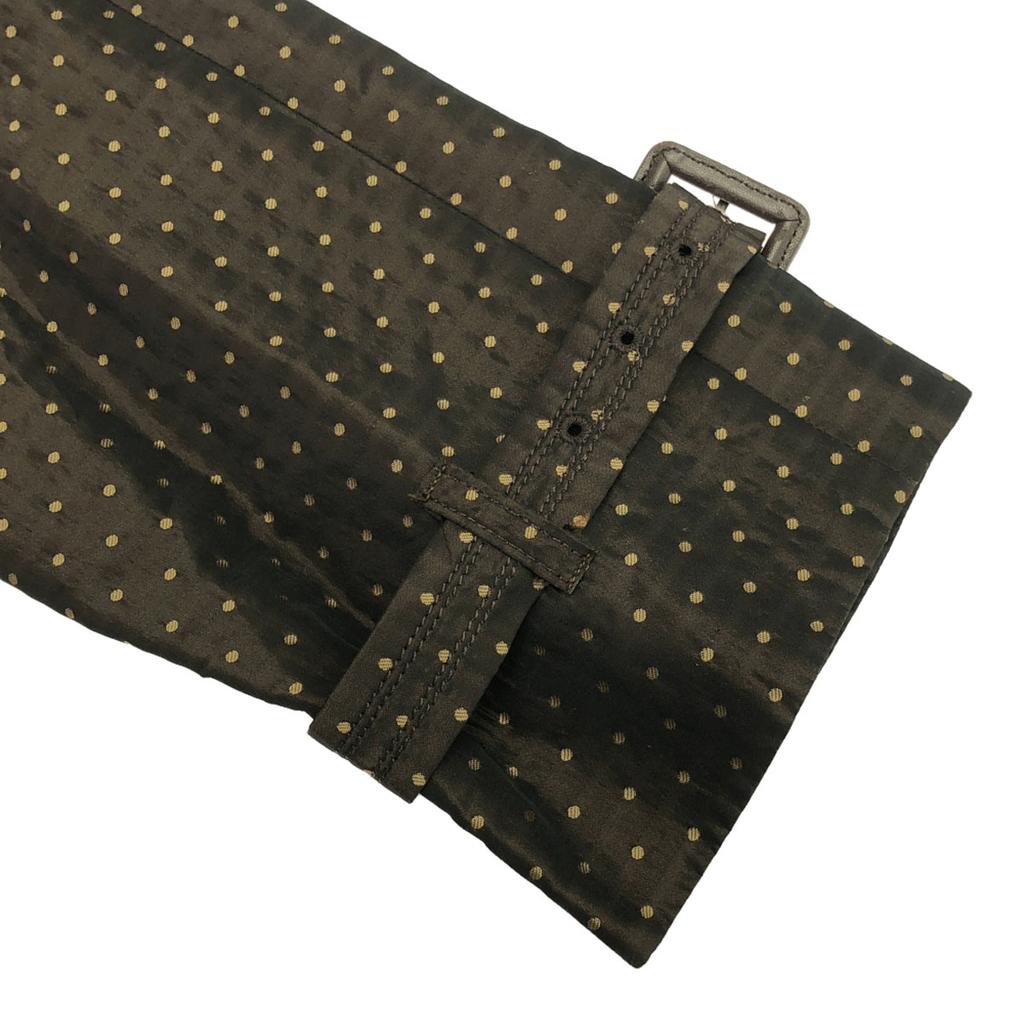 BARNEYS NEWYORK Dot Long Coat 36 Brown Women Used