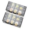 Terminal Strip Block Large Current Easy Wiring Ground Circuit Terminal Block 600V 60A 3 Positions