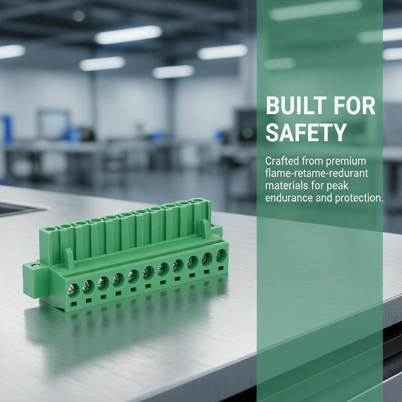 2EDGWB 5.08 Bulkhead Screw Terminal Block for Customized Low Voltage Electrical Projects