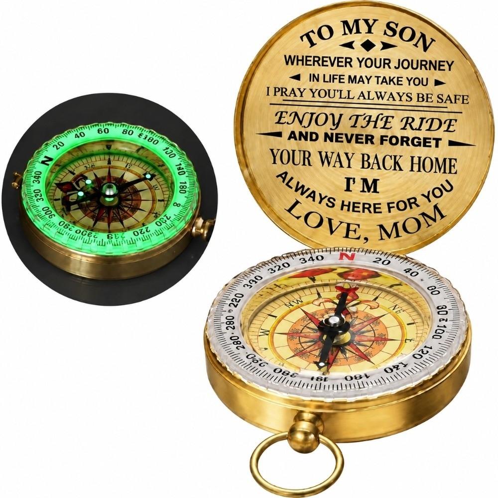 Glow In The Dark Navigation Tool Luminous Design Hiking Compass Enjoy The Ride Design