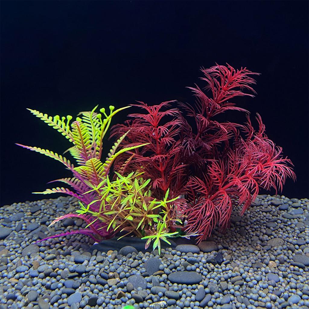 Fish Tank Landscapings Simulation Aquatic Plant Aquarium Decoration Plant Artificial Flowers Ornaments Pet Supplies