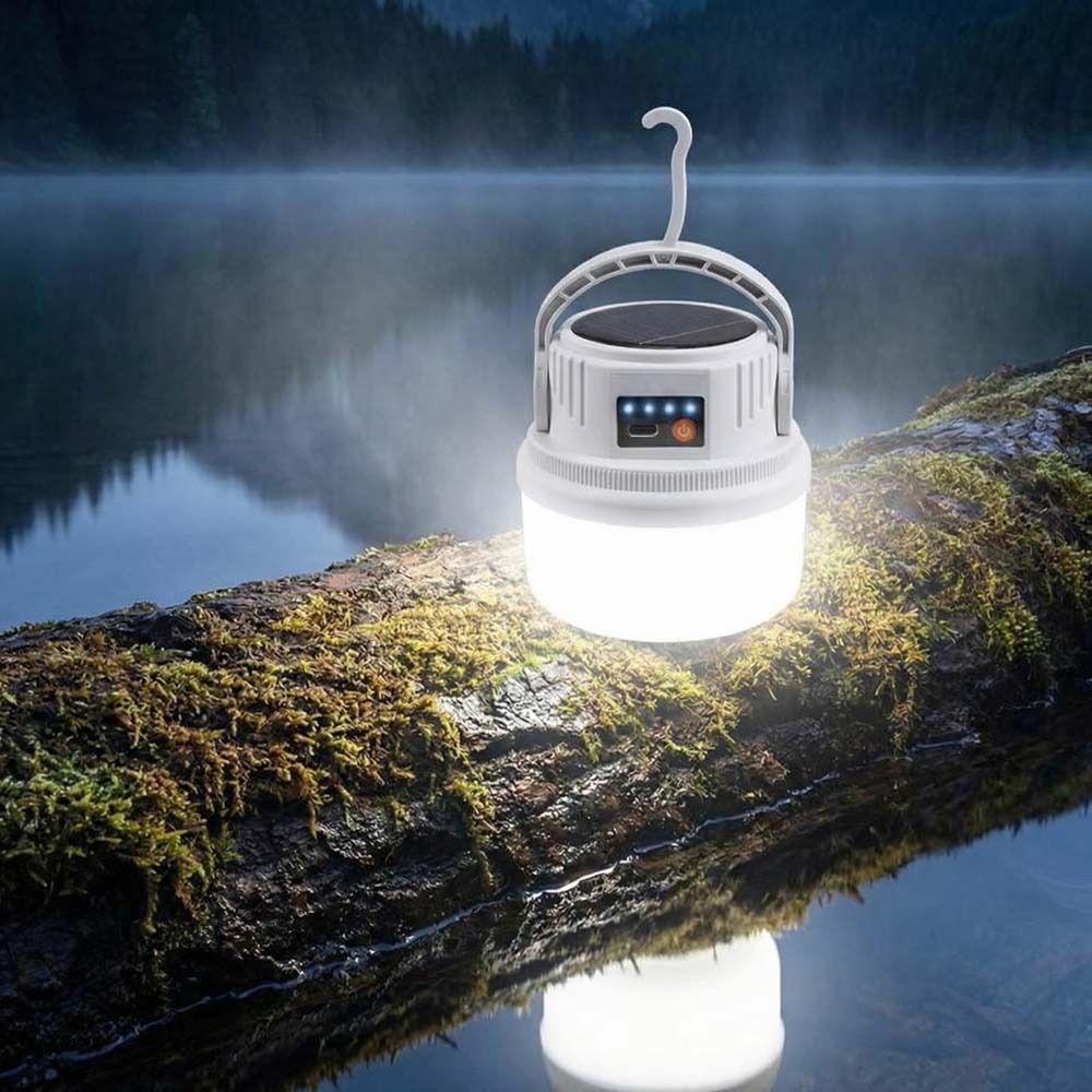 Waterproof LED Solar Camping Light LED Light Rechargeable Light Solar Camping Lights Emergency Use