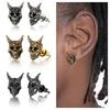 Sturdy Alloy Gothics Punks Skull Earrings Statement Jewelry Accessory for Casual Entertainment and Parties Supplies