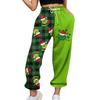 Women's Casual Pants High-waisted Belted Jogging Pants With Pockets