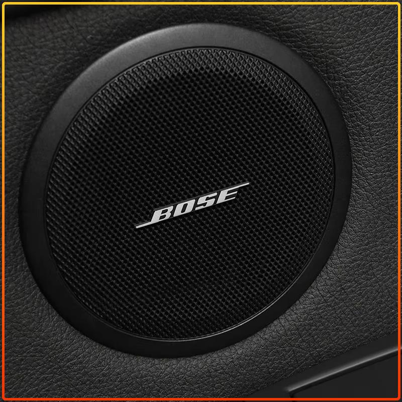 Universelles BOSE Audio Logo Aufkleber Ersatz für alte zerkratzte Auto Lautsprechergitter Stereo Dekor Teile