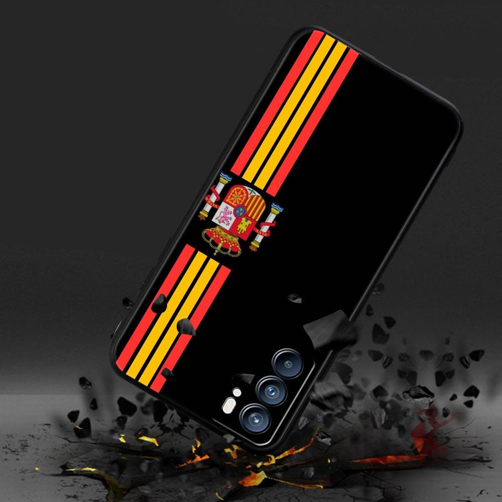 Phone Case For Oppo Reno13 Reno12 Reno11 F Reno10 Pro A54 A53 A95 A76 A74 A57 A98 A80 A79 5G A78 4G Cover Spain Bull Flag