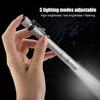 Aluminum Alloy High Power LED Flashlight Outdoor Camping Torch Lamp Light 3 Levels Black