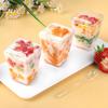 50 Pack 5 oz Plastic Dessert Cups With Lids and Spoons, Yogurt Parfait Appetizer Cups for Party, Mini Dessert Shooters for Pudding and Fruit