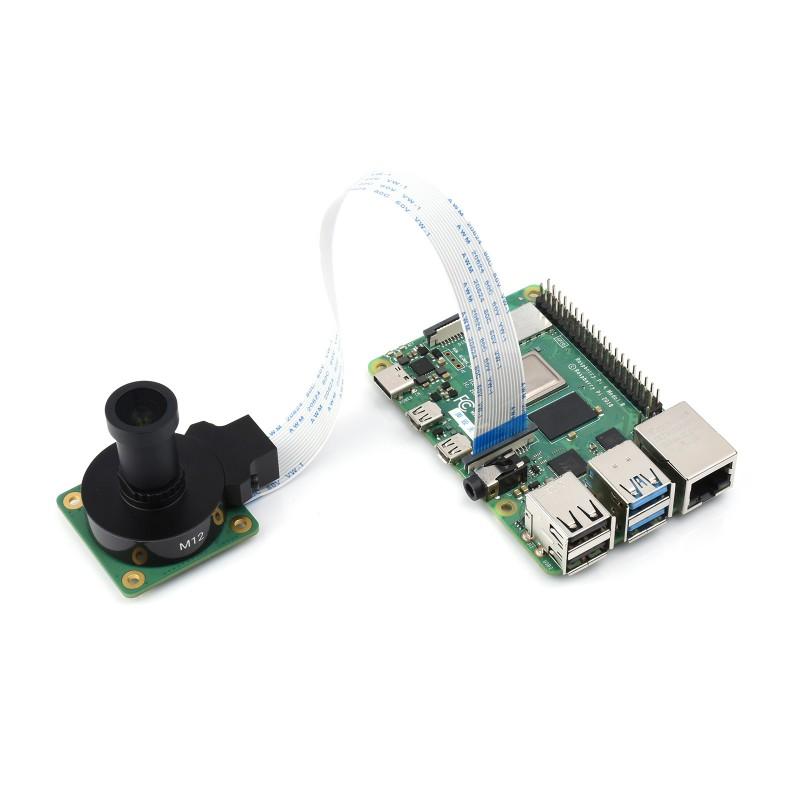 M12 High Resolution Lens, 12MP, 69.5° FOV, 8mm Focal Length, Compatible with Raspberry Pi High Quality Camera M12