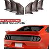 RT-TCZ Tail Light Lamp Cover Guard Trim Frame Bezels Decoration Accessories For Ford Mustang 2018   (Black)